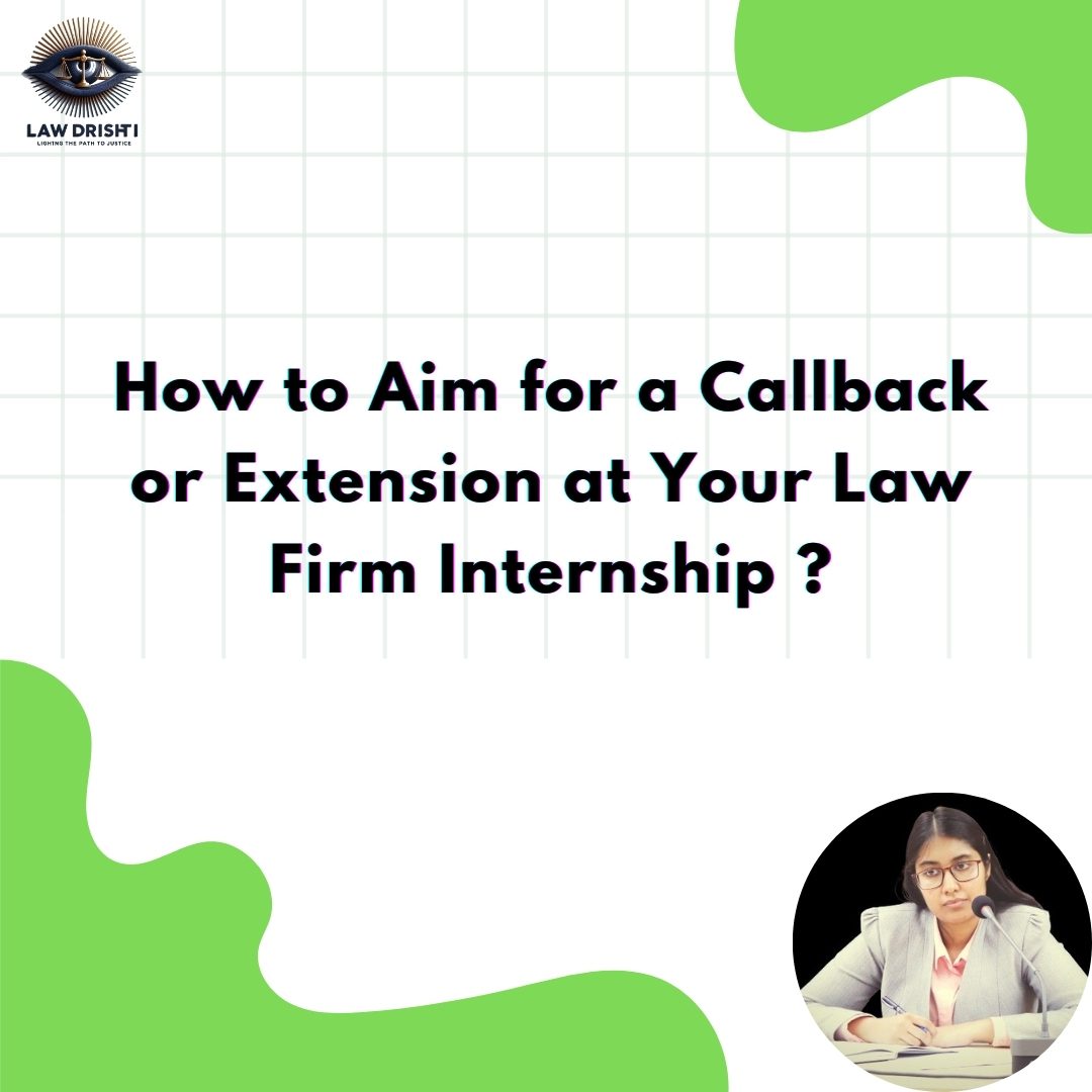 call back Law firm Internship