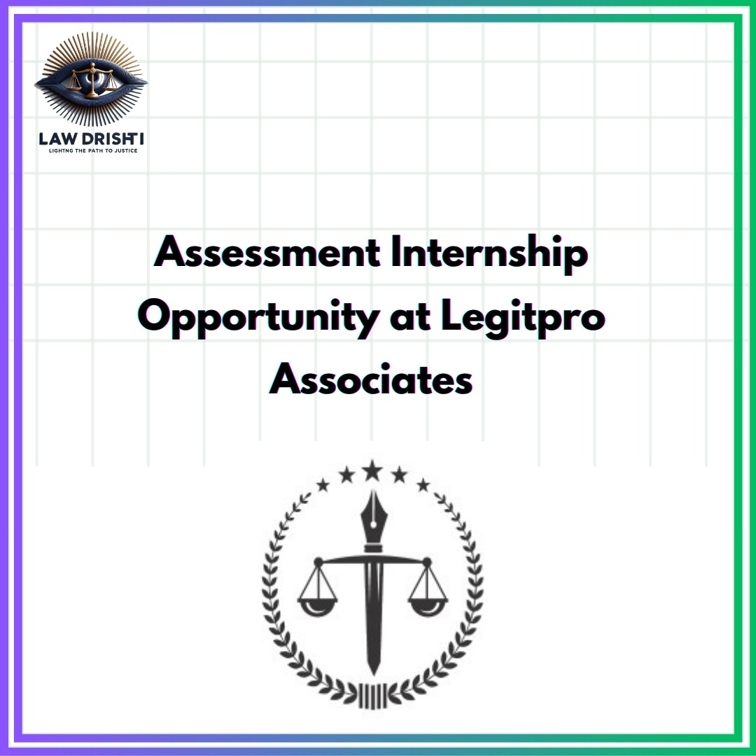 Assessment Internship at Legitpro Associates