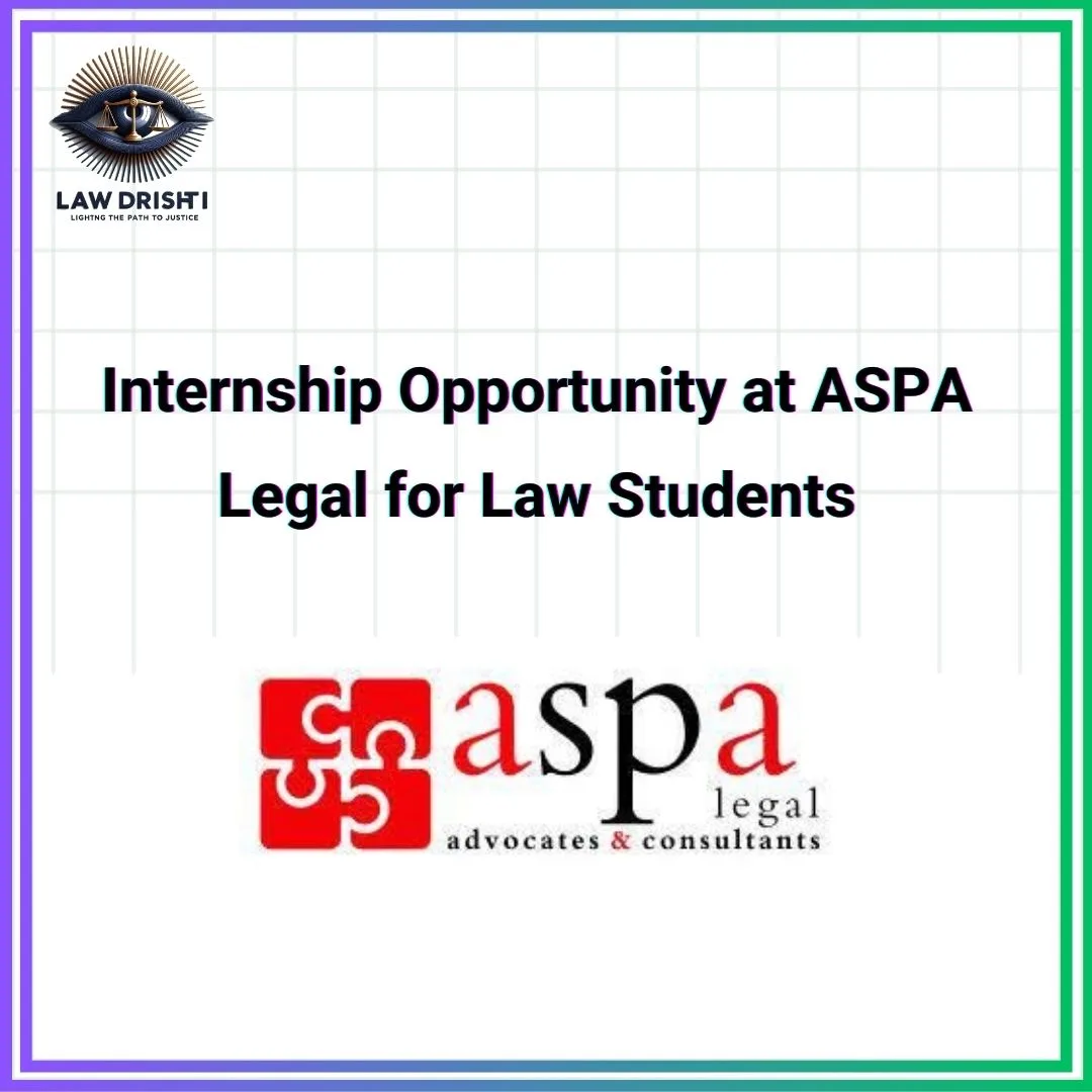 ASPA Legal Internship Opportunity