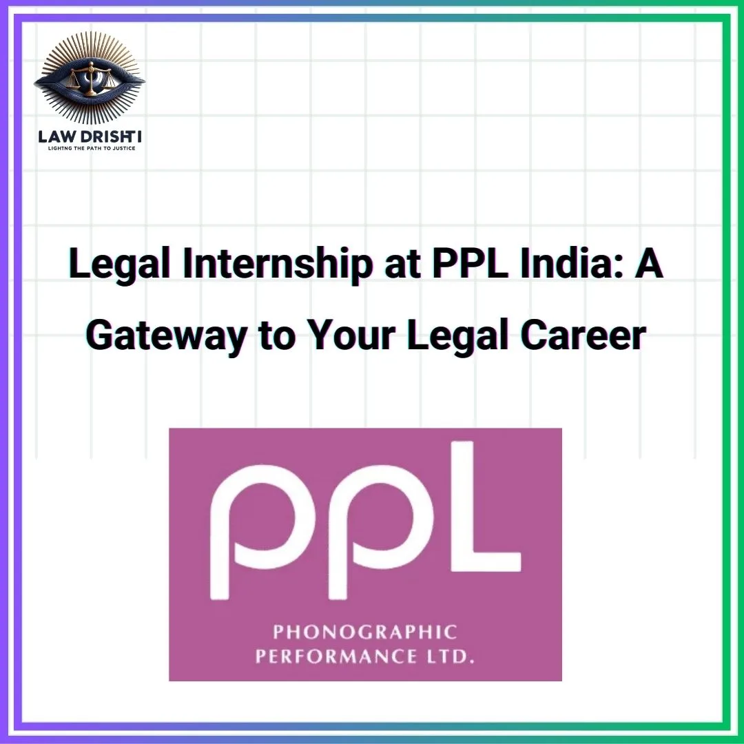 legal internship at PPL India