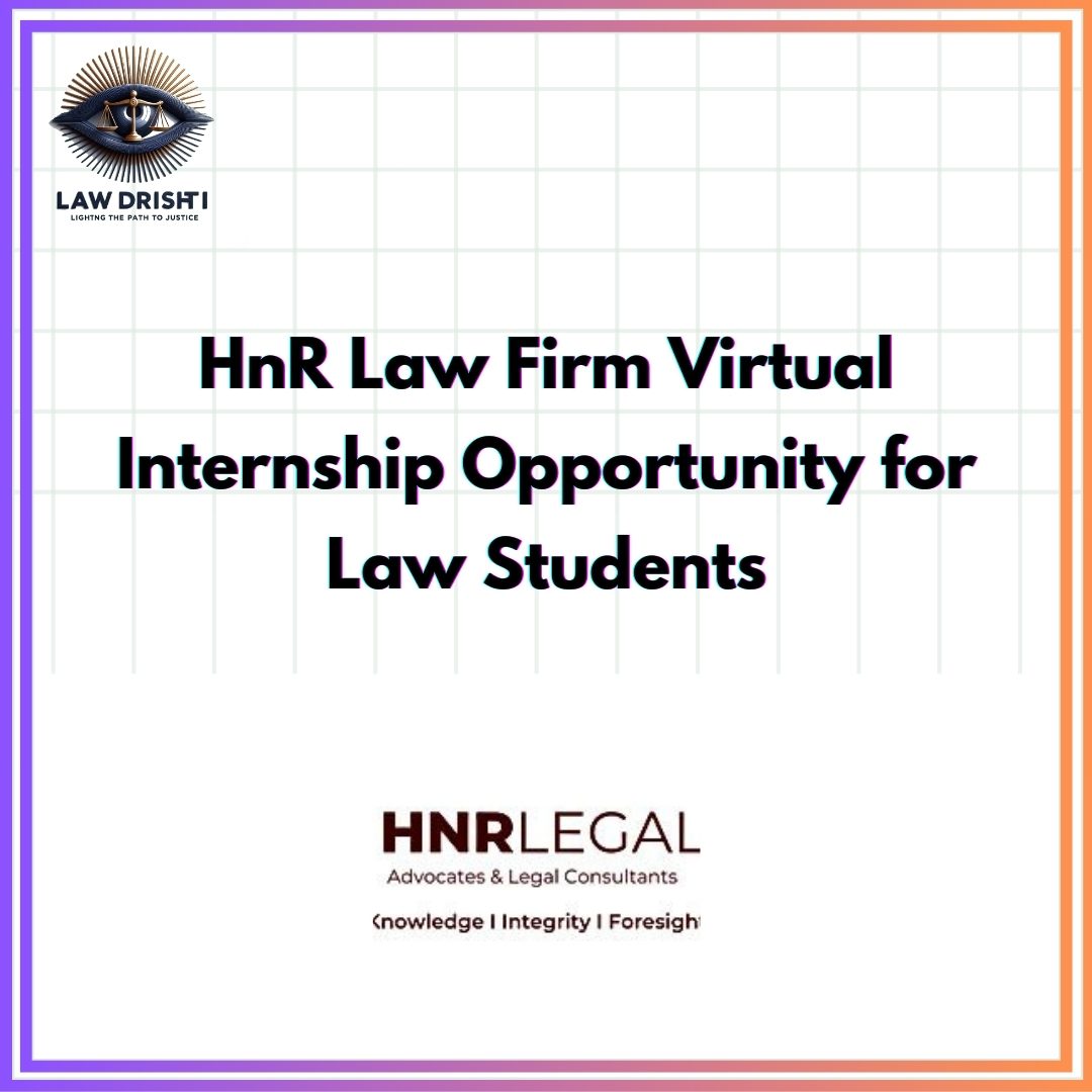 HnR Law Firm Virtual Internship