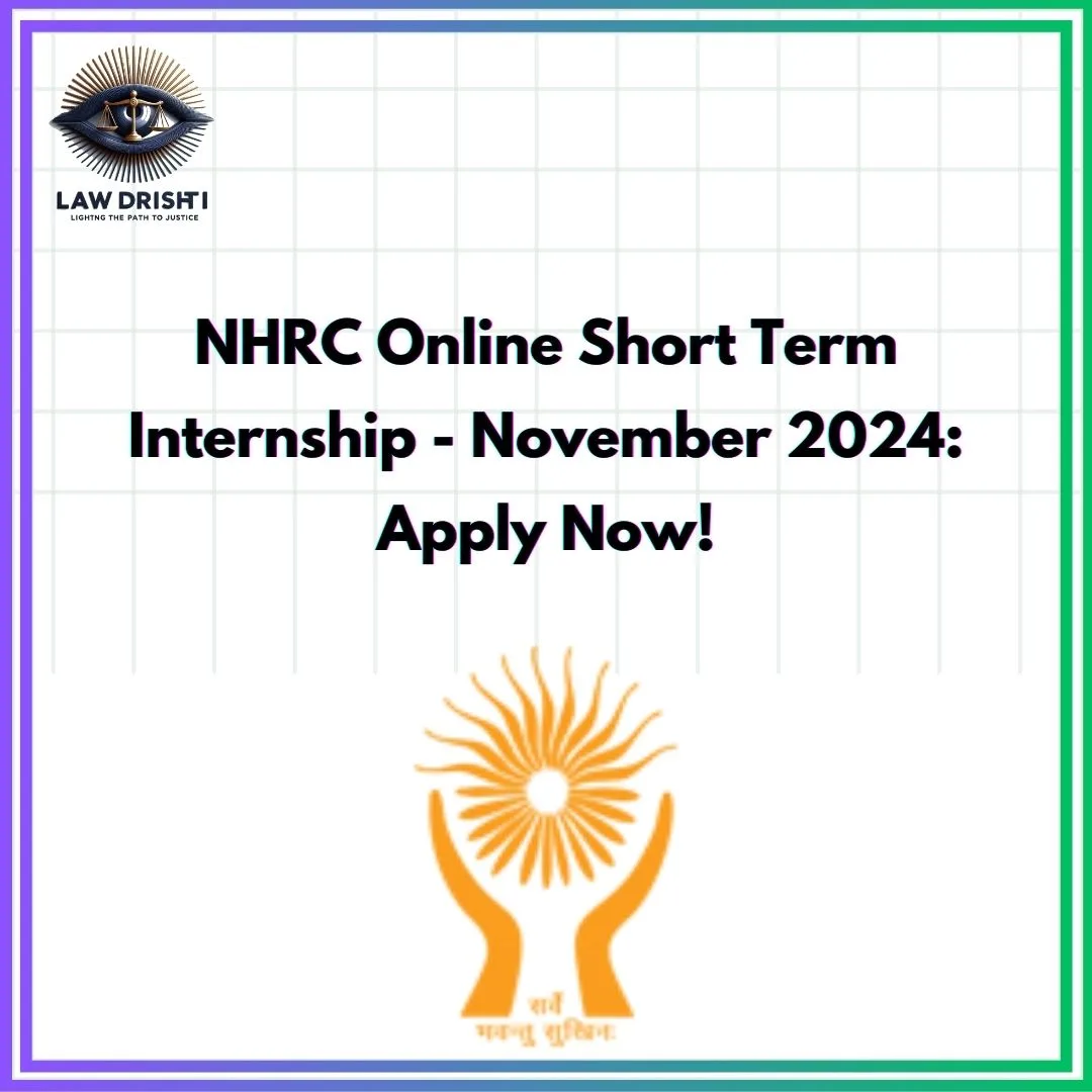 NHRC Online Short Term Internship