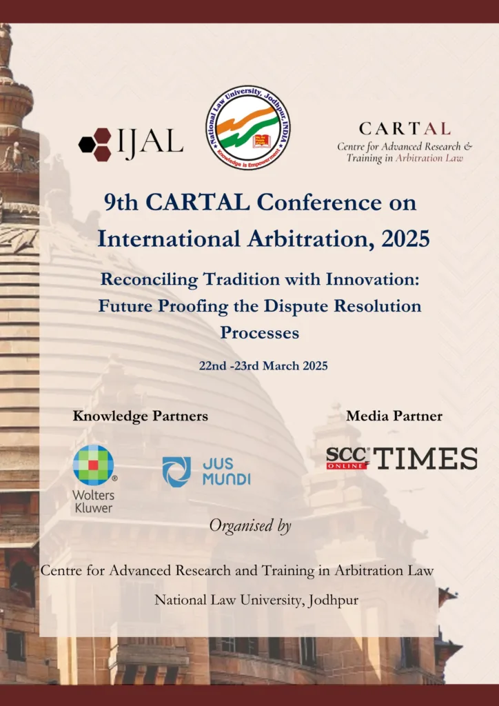 9th CARTAL Conference on International Arbitration – Register Now!