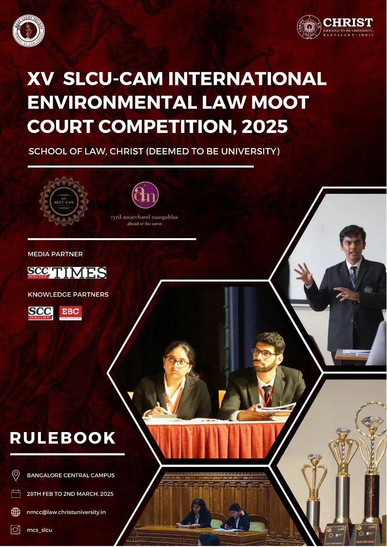 15th SLCU-CAM International Environmental Law Moot 2025