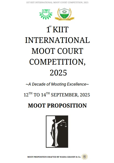 1st KIIT International Moot Court Competition 2025
