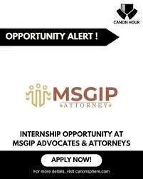 Paid Online Legal Internship at MSGIP Advocates & Attorneys