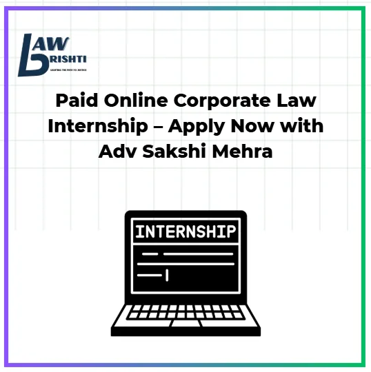 Online Corporate Law Internship