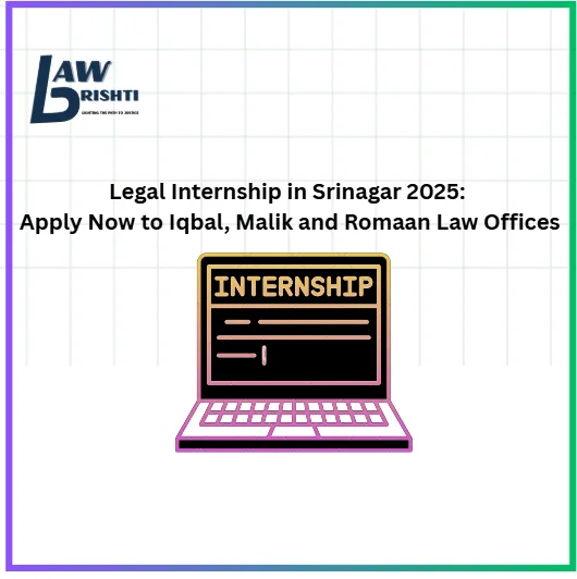 Legal Internship in Srinagar 2025